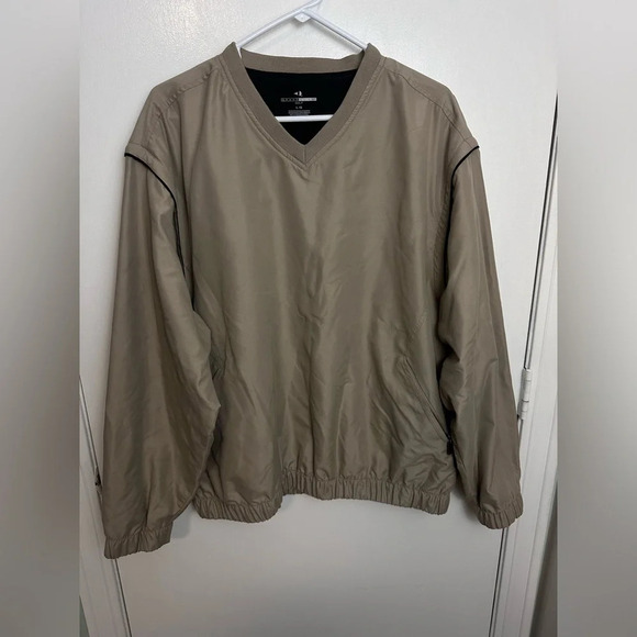 GRAND SLAM GOLF Mens Size LARGE V Neck Pullover Jacket Zip Sleeves Vest - Picture 1 of 12